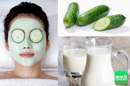 Cách làm mặt nạ dưa leo và sữa chua phù hợp với da mặt khô: